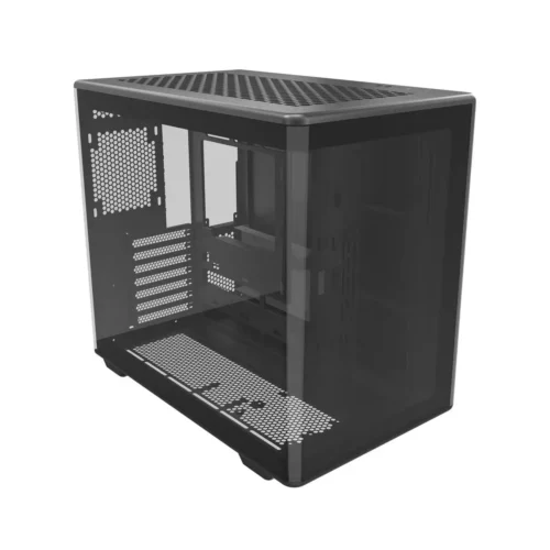 Cooler Master Elite 600 Mid Tower ATX Case Panoramic Tempered Glass USB-C Black - E600-KGNN-S00