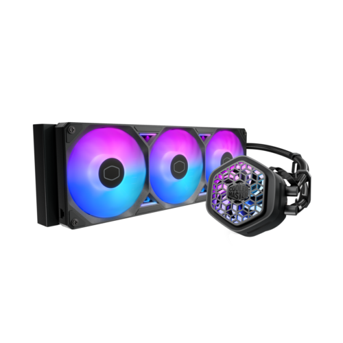 Cooler Master - MasterLiquid Atmos II VRM Fan 360 - ARGB Liquid CPU Cooler - Black - MLX-D36M-A25SZ-V1