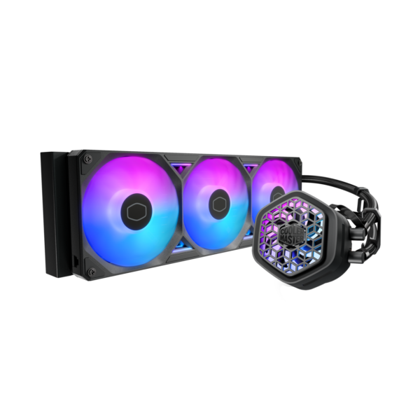 Cooler Master - MasterLiquid Atmos II VRM Fan 360 - ARGB Liquid CPU Cooler - Black - MLX-D36M-A25SZ-V1