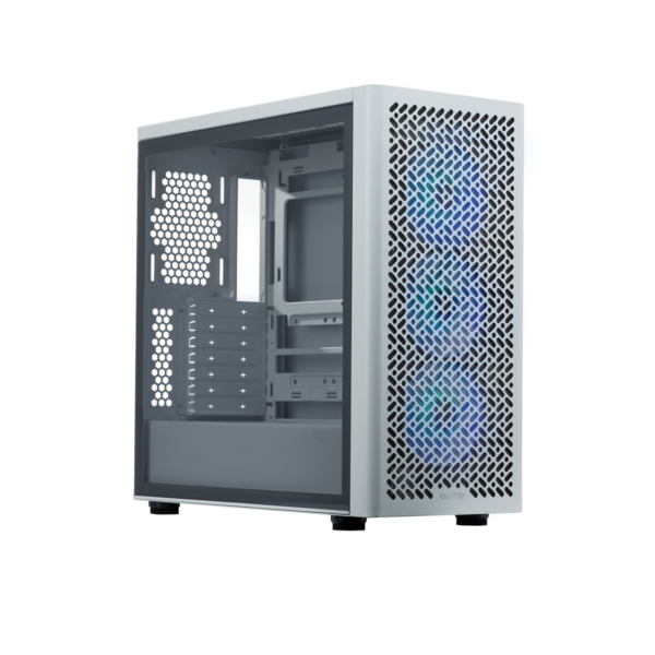 Cooler Master Elite 502 Mid Tower Case ATX Back-Connector Motherboard Support Mesh Front Panel - E502-KGNN-S00