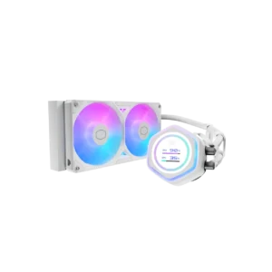 Cooler Master MasterLiquid 240 Atmos II LCD White 240mm AIO ARGB Liquid CPU Cooler - MLX-D24M-A25SZ-LW