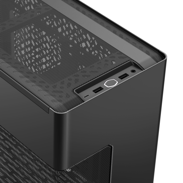 Cooler Master MasterBox NR200P V3 Black Mini ITX SFF Case Aluminum PCIe 5.0 Riser - NR200PV3-KWNN-S00