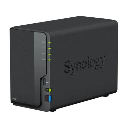 Synology DiskStation DS223 2-Bay NAS Realtek RTD1619B 4-Core 2GB DDR4 RAM - DS223