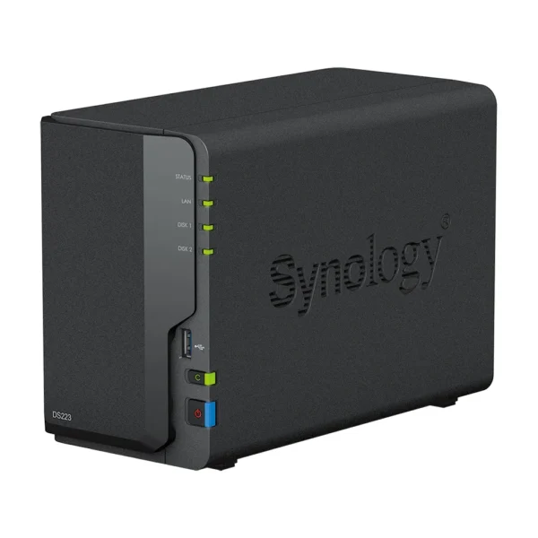 Synology DiskStation DS223 2-Bay NAS Realtek RTD1619B 4-Core 2GB DDR4 RAM - DS223