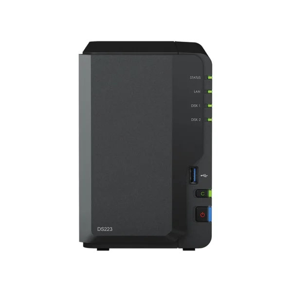 Synology DiskStation DS223 2-Bay NAS Realtek RTD1619B 4-Core 2GB DDR4 RAM - DS223