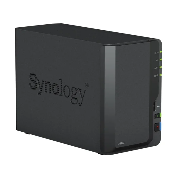 Synology DiskStation DS223 2-Bay NAS Realtek RTD1619B 4-Core 2GB DDR4 RAM - DS223