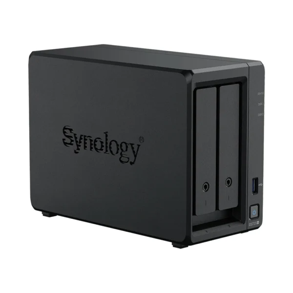 Synology DiskStation DS725+ 2-Bay NAS AMD Ryzen R1600 4GB ECC RAM 2.5GbE - DS725+