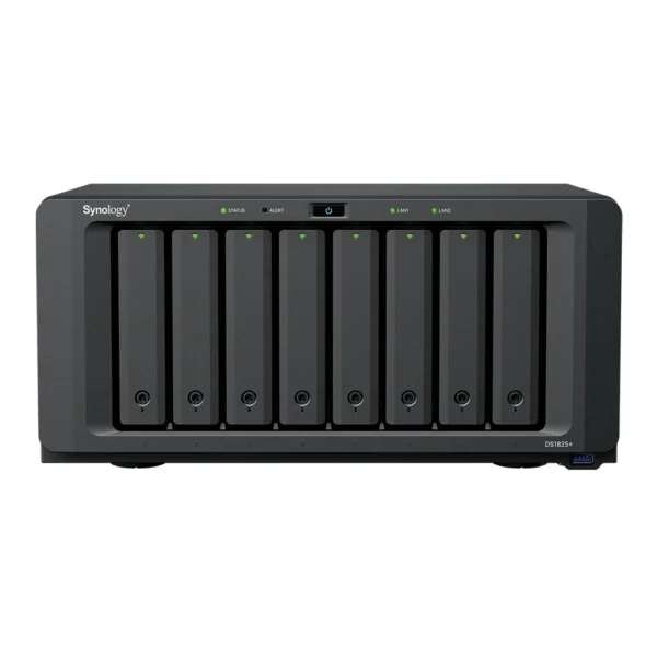 Synology DiskStation 8 Bay NAS 2.5GbE Dual M.2 NVMe Scalable Desktop Storage - DS1825+