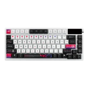 Asus ROG Azoth X 75% Wireless Custom Gaming Keyboard White Hot-Swappable ROG NX Snow V2 Switches OLED Display PBT Keycaps - M704 ROG AZOTH X/NXSMV2/US/PBT