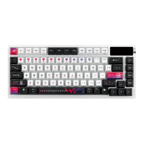 Asus ROG Azoth X 75% Wireless Custom Gaming Keyboard White Hot-Swappable ROG NX Snow V2 Switches OLED Display PBT Keycaps - M704 ROG AZOTH X/NXSMV2/US/PBT