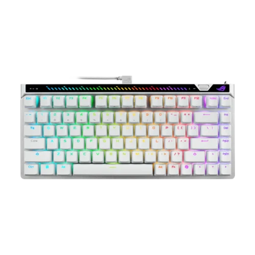 Asus ROG Falchion Ace 75 HE V2 White PBT Mechanical Gaming Keyboard Magnetic Switches 8000Hz Polling Rate - M705 ROG FALCHION ACE 75HE/WT/V2/US/PBT