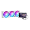 Asus ROG Ryuo IV 360 ARGB White Edition 360mm AIO Liquid CPU Cooler 6.67" Curved AMOLED Asetek Gen8 V2 - ROG RYUO IV 360 ARGB WHT