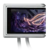 Asus ROG Ryuo IV 360 ARGB White Edition 360mm AIO Liquid CPU Cooler 6.67" Curved AMOLED Asetek Gen8 V2 - ROG RYUO IV 360 ARGB WHT