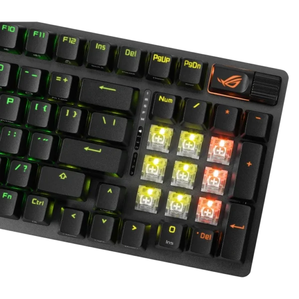 Asus ROG Strix Scope II 96 Wireless Mechanical Gaming Keyboard 96% Layout Tri-Mode Hot-Swappable ROG NX - X901 STRIX SCOPE II 96 WL/NXSM/US/ABS