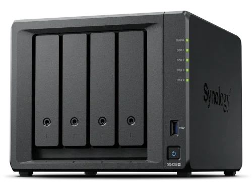 Synology DiskStation 4-Bay Desktop NAS 2.5GbE Dual M.2 NVMe Slots - DS425+
