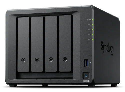 Synology DiskStation 4-Bay Desktop NAS 2.5GbE Dual M.2 NVMe Slots - DS425+