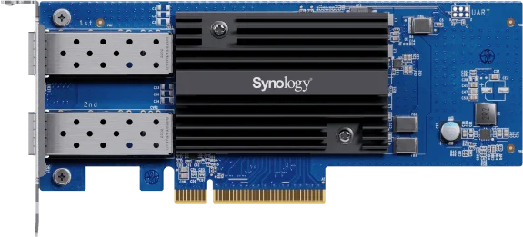 Synology Dual-Port 10 Gigabit SFP+ PCIe 3.0 x8 Ethernet Adapter - E10G30-F2