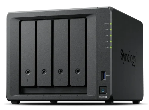 Synology DiskStation 4-Bay Desktop NAS 2.5GbE Dual M.2 NVMe - DS925+