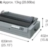 Epson LQ-2190 24-Pin 136 Column Wide Carriage Dot Matrix Impact Printer - C11CA92051