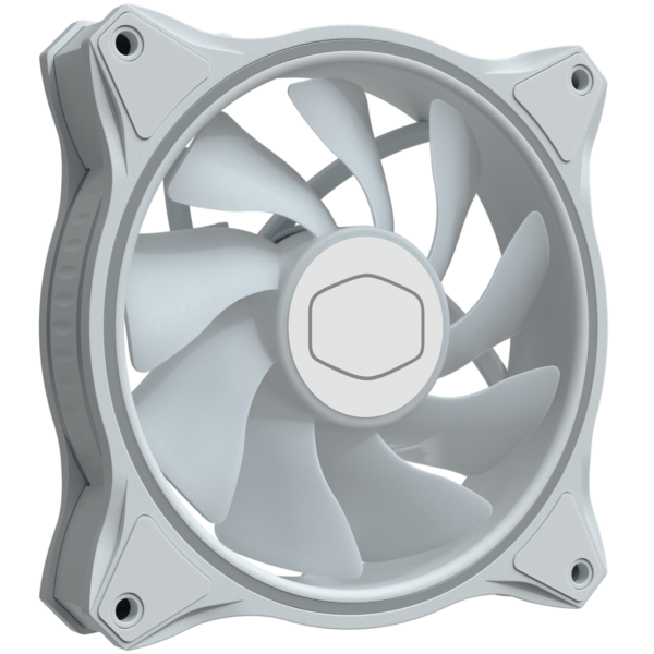 Cooler Master MasterFan MF120 Halo ARGB White 120mm PWM Case Fan - 202004760-GP