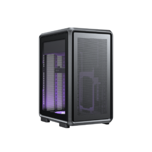 Cooler Master MasterFrame 400 Mesh Open Frame Micro ATX Case Tempered Glass Black - MF400M-KHNN-S00