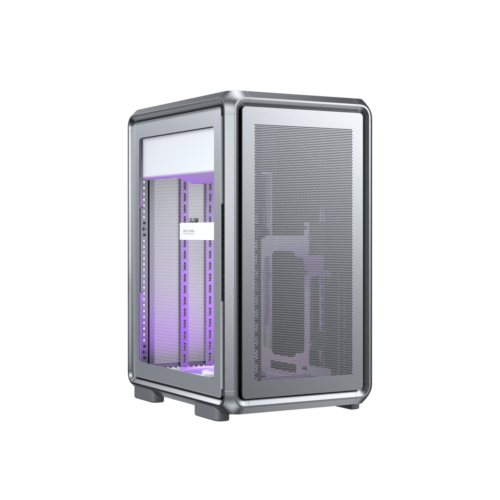 Cooler Master MasterFrame 400 Mesh Silver Open Frame Micro-ATX Case 360mm Radiator Support - MF400M-SHNN-S00