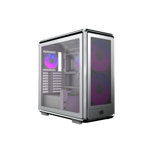 Cooler Master MasterFrame 600 Mesh Silver ARGB Open Frame Mid Tower E-ATX Case - MF600M-SGNN-S01