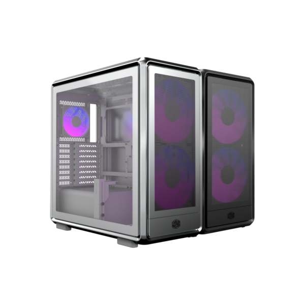 Cooler Master MasterFrame 600 Mesh Silver ARGB Open Frame Mid Tower E-ATX Case - MF600M-SGNN-S01