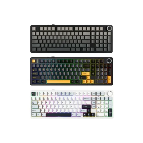 AULA F99 PRO 100% Tri-Mode Wireless Gasket RGB Mechanical Keyboard 108-Key 8000mAh | 3 Colors