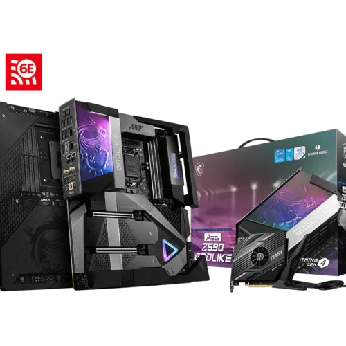 MSI MEG Z590 GODLIKE LGA 1200 E-ATX Motherboard 10G LAN Wi-Fi 6E Thunderbolt 4 - MEG Z590 GODLIKE