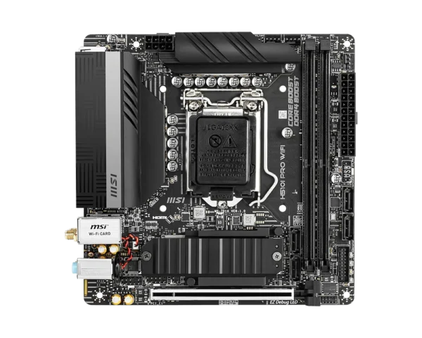 MSI - H510I PRO WIFI Mini-ITX Motherboard - LGA 1200 - Intel H510 - DDR4 - Wi-Fi 6 - H510I PRO WIFI