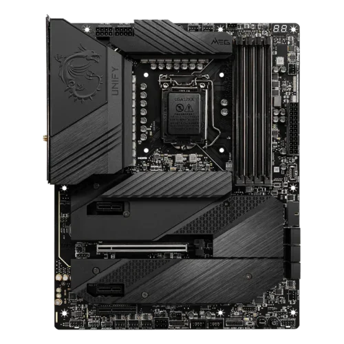 MSI MEG Z590 UNIFY Intel LGA 1200 ATX Motherboard Triple Gen4 M.2 Wi-Fi 6E 2.5G LAN - MEG Z590 UNIFY