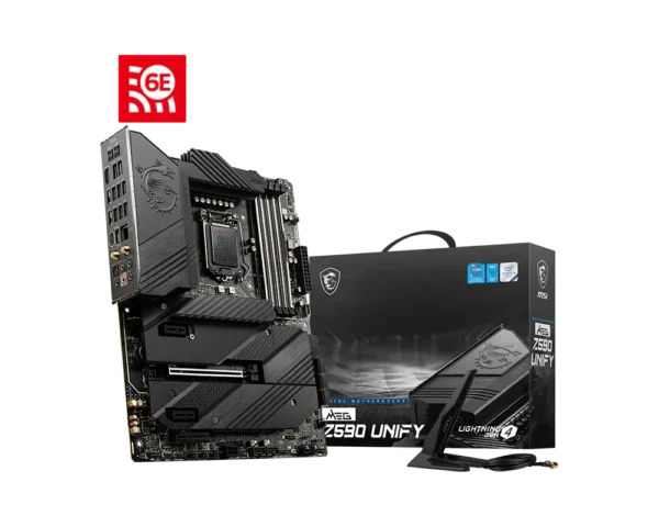MSI MEG Z590 UNIFY Intel LGA 1200 ATX Motherboard Triple Gen4 M.2 Wi-Fi 6E 2.5G LAN - MEG Z590 UNIFY