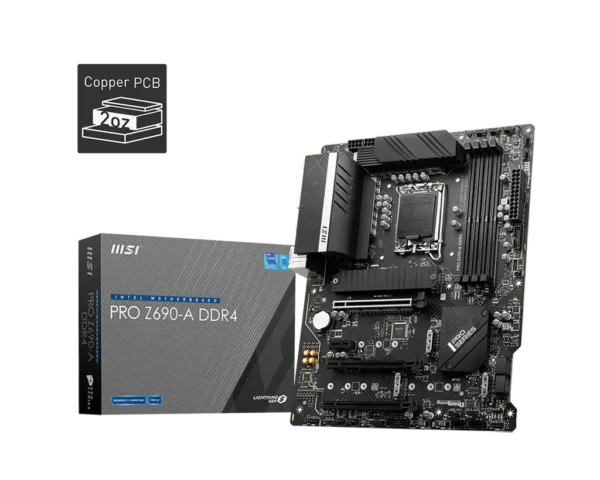 MSI PRO Z690-A DDR4 Intel Z690 LGA 1700 ATX Motherboard - PRO Z690-A DDR4