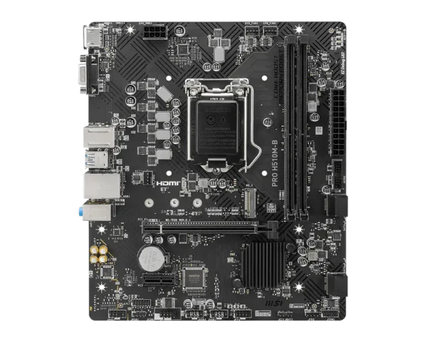 MSI PRO H510M-B II Micro-ATX Motherboard LGA 1200 Intel H470 DDR4 M.2 - PRO H510M-B