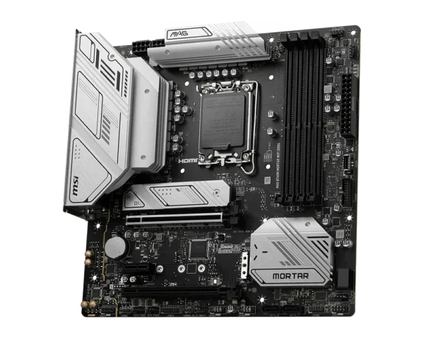 MSI MAG B760M MORTAR WIFI DDR4 Intel B760 LGA 1700 mATX Motherboard - MAG B760M MORTAR WIFI D4