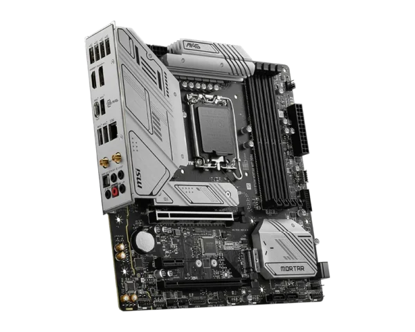 MSI MAG B760M MORTAR WIFI DDR4 Intel B760 LGA 1700 mATX Motherboard - MAG B760M MORTAR WIFI D4