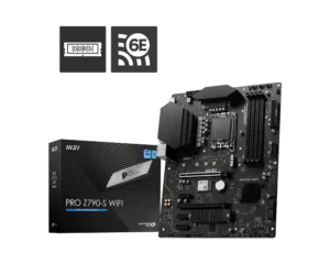 MSI PRO Z790-S WIFI - Intel Z790 Chipset - LGA 1700 ATX Motherboard - DDR5 PCIe 5.0 Wi-Fi 6E - PRO Z790-S WIFI