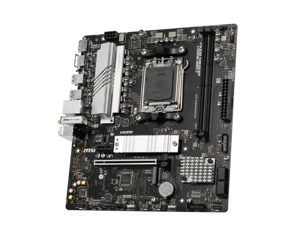 MSI B650M BOMBER WIFI - AM5 mATX DDR5 Wi-Fi 6E 2.5G LAN Motherboard - B650M BOMBER WIFI