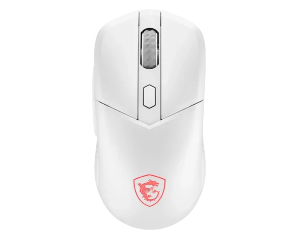 MSI VERSA 300 ELITE WIRELESS WHITE 65g 26000 DPI Tri-Mode Gaming Mouse - VERSA 300 ELITE W WHITE