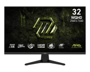 MSI MAG 325QF E18V 31.5-inch WQHD Rapid VA 180Hz 0.5ms Gaming Monitor - MAG 325QF E18V