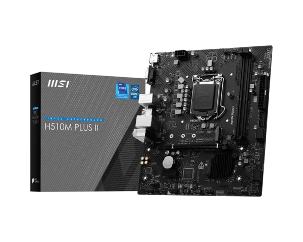 MSI H510M PLUS II Intel LGA 1200 mATX Motherboard - H510M PLUS II