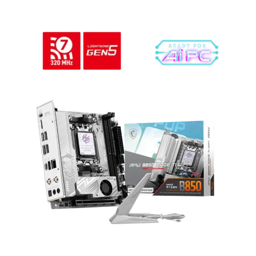 MSI MPG B850i EDGE TI WIFI - AM5 Mini-ITX DDR5 Wi-Fi 7 Motherboard - MPG B850i EDGE TI WIFI