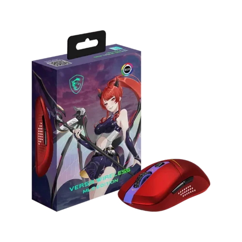 MSI VERSA WIRELESS MLG EDITION 65g Ultra-Lightweight Gaming Mouse 26000 DPI Tri-Mode RGB - VERSA W MLG EDITION