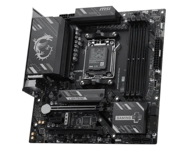 MSI B850M GAMING PRO WIFI6E - AM5 mATX DDR5 PCIe 5.0 M.2 Wi-Fi 6E Motherboard - B850M GAMING PRO WIFI6E
