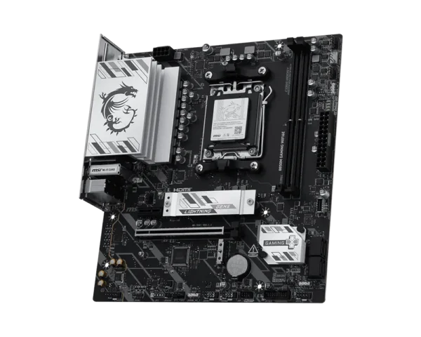 MSI B850M GAMING WIFI6E - AM5 Micro-ATX Motherboard DDR5 PCIe 5.0 M.2 Wi-Fi 6E - B850M GAMING WIFI6E