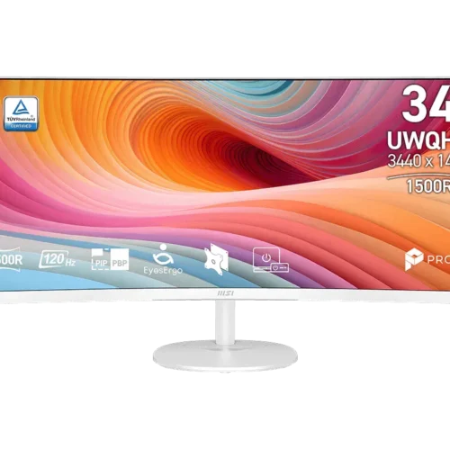 MSI PRO MP341CQW E12 34-inch UWQHD 1500R Curved 120Hz VA Business Monitor - PRO MP341CQW E12