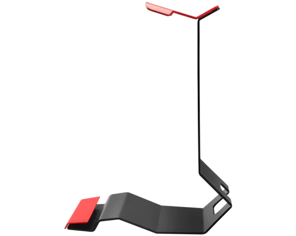 MSI HS01 Metallic Universal Gaming Headset Stand with Cell Phone Holder - HSO1 Headset Stand