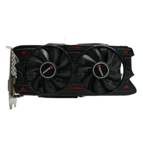 Ramsta Radeon RX 580 Dual Fan 8GB GDDR5 256-bit Graphics Card - RAMSTA RX580 DUAL FAN 8GB BLACK