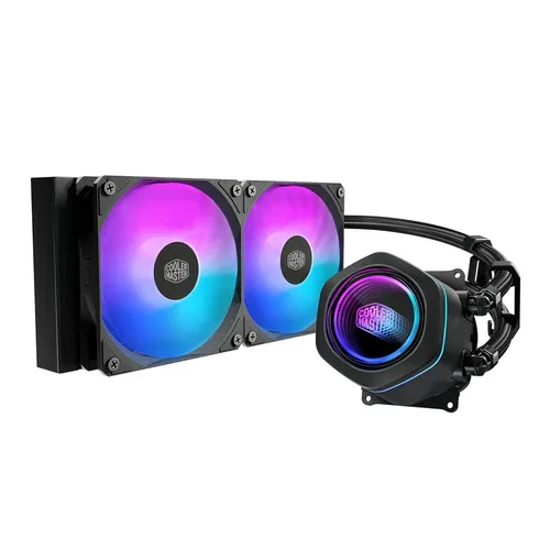 Cooler Master MasterLiquid Core Nex 240 Black ARGB 240mm Liquid CPU Cooler - MLX-D24M-A18PA-R1